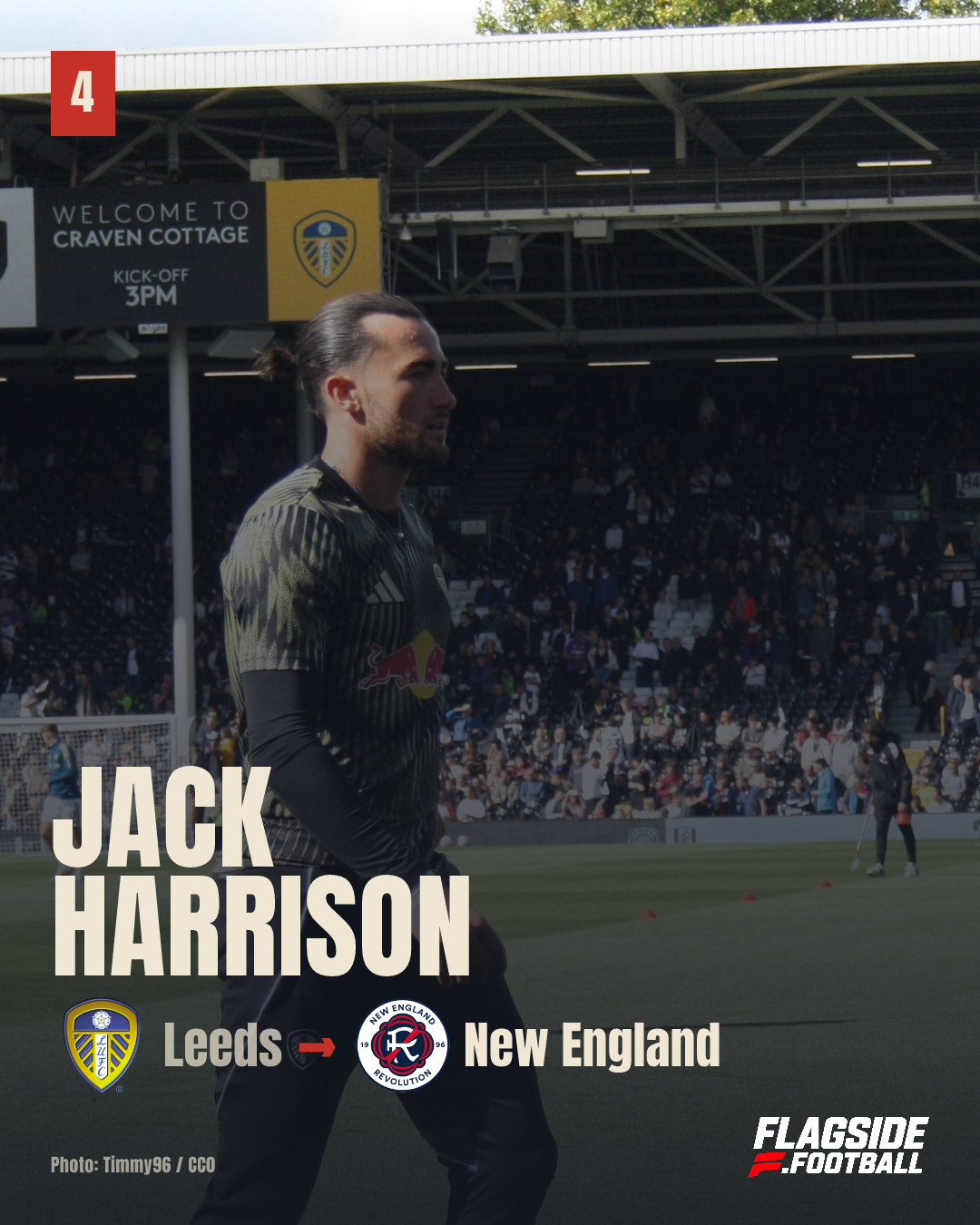 Jack Harrison: Leeds naar New England
