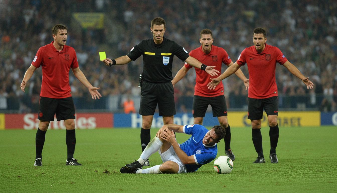 Why do football players flop so much?