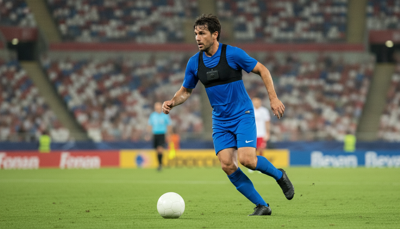 Why are footballers wearing sports bras?