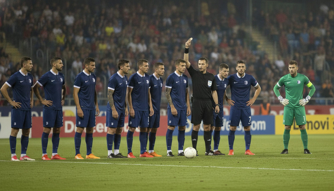 O que acontece se um jogo de futebol termina empatado?