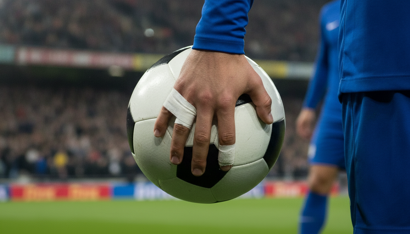 Why Do Football Players Tie Their Fingers Together?