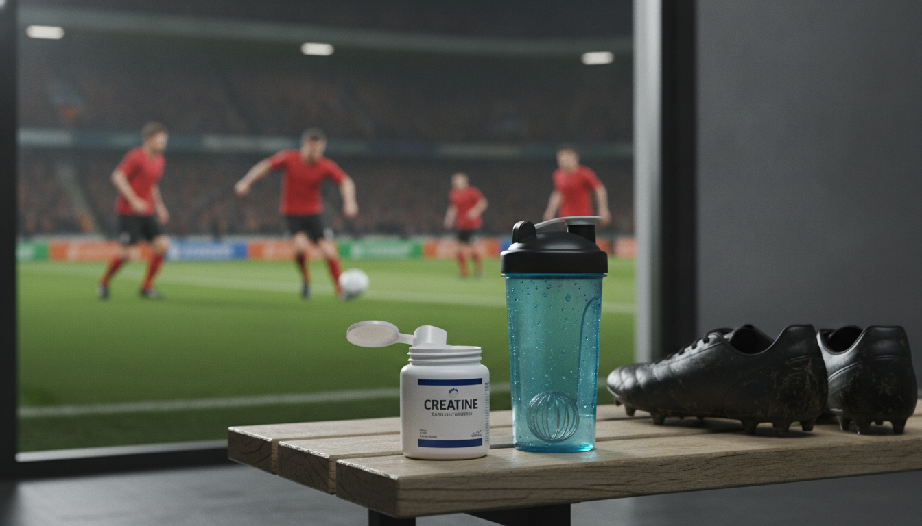 ¿Puede un futbolista tomar creatina?