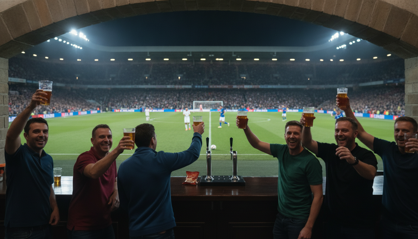 Is alcohol allowed in UK football stadiums?