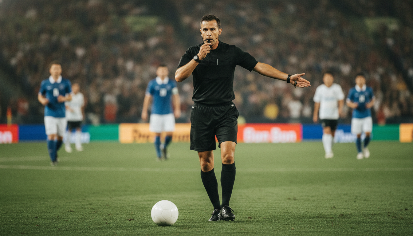 Why do referees wear long socks?