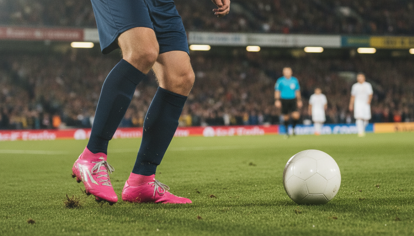 Warum tragen Fußballer bei der WM pinke Schuhe?