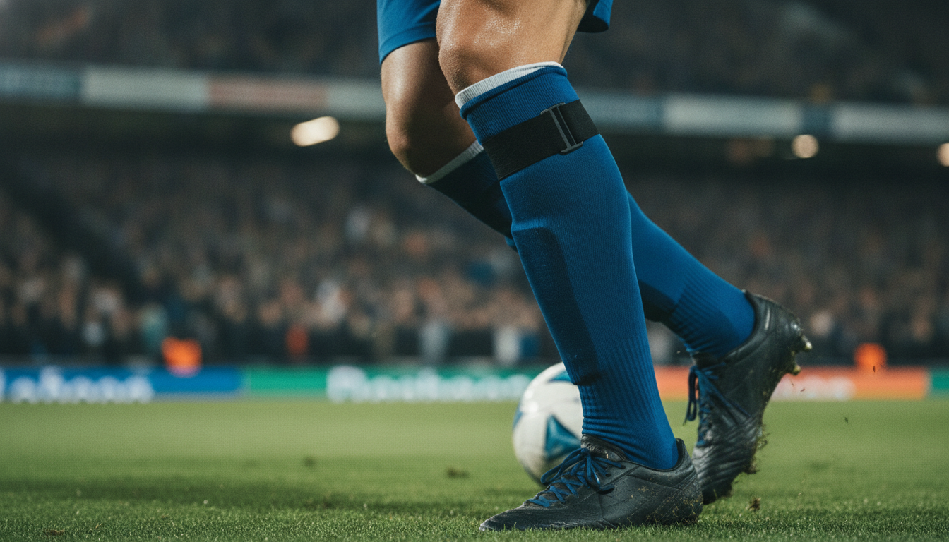 ¿Por qué los futbolistas cortan las medias?