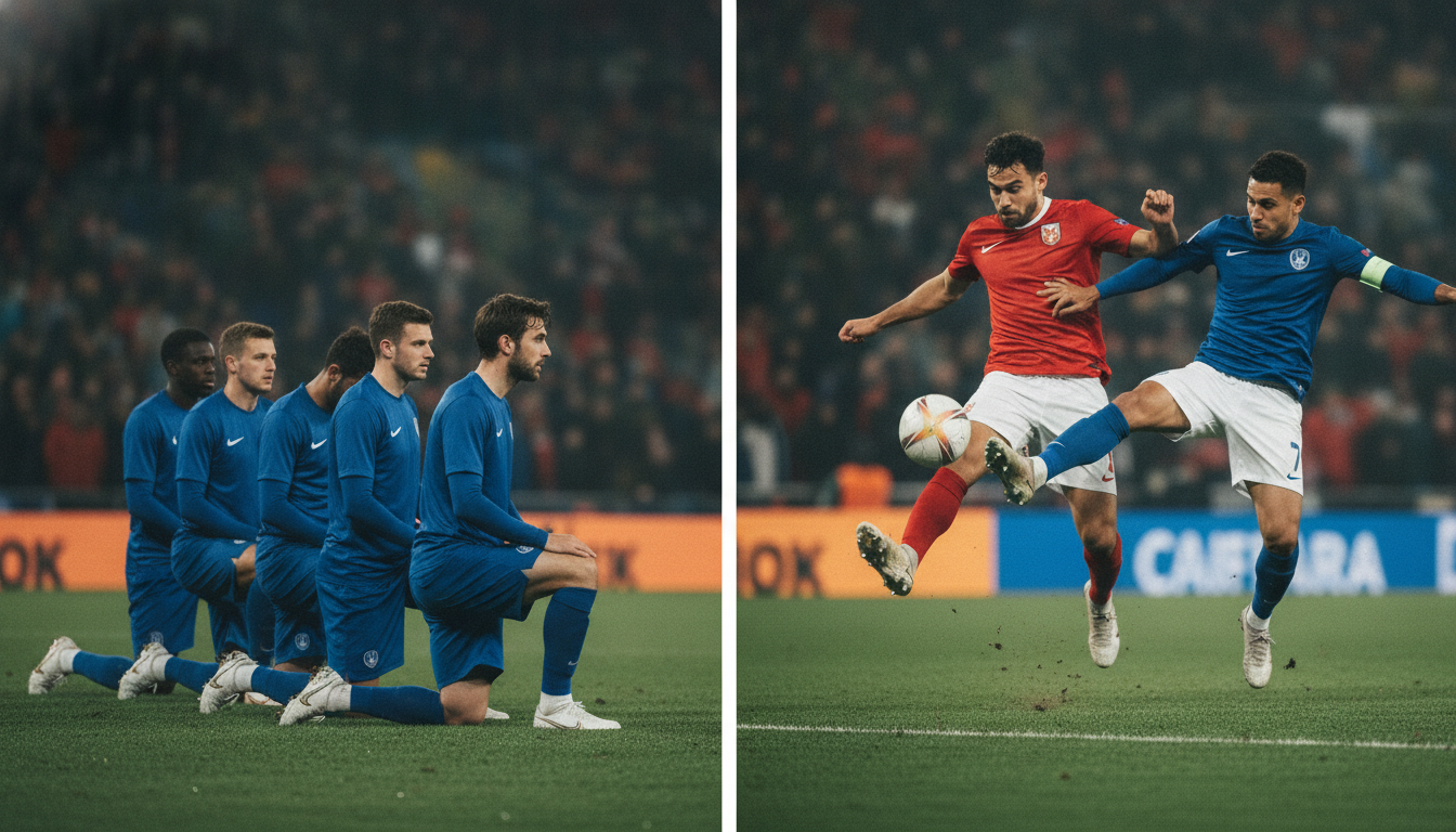 Why Do Footballers Kneel Before Kickoff?