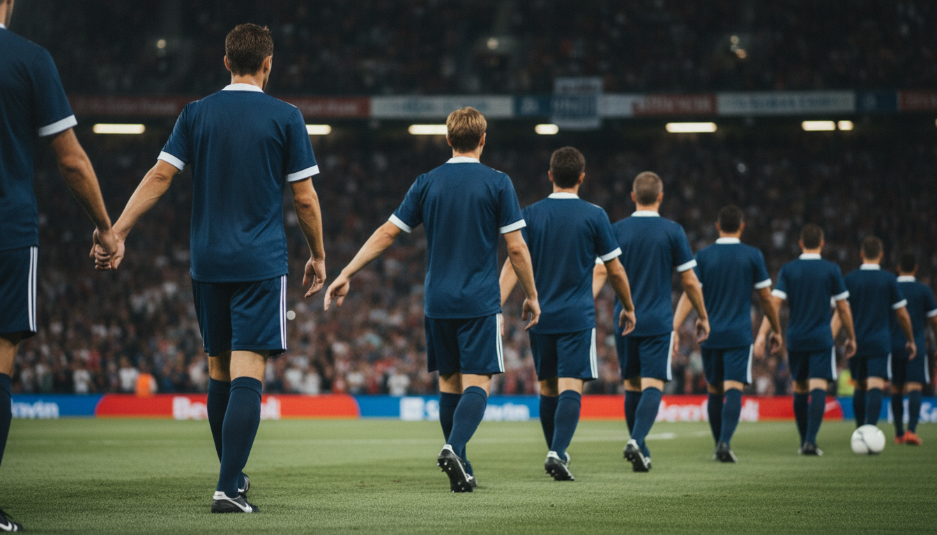 ¿Por qué los futbolistas salen al campo con niños de la mano?